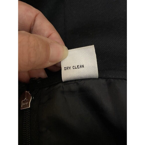 Talbots Wool Blend Pencil Skirt Size 6 Petite Black - Picture 5 of 5